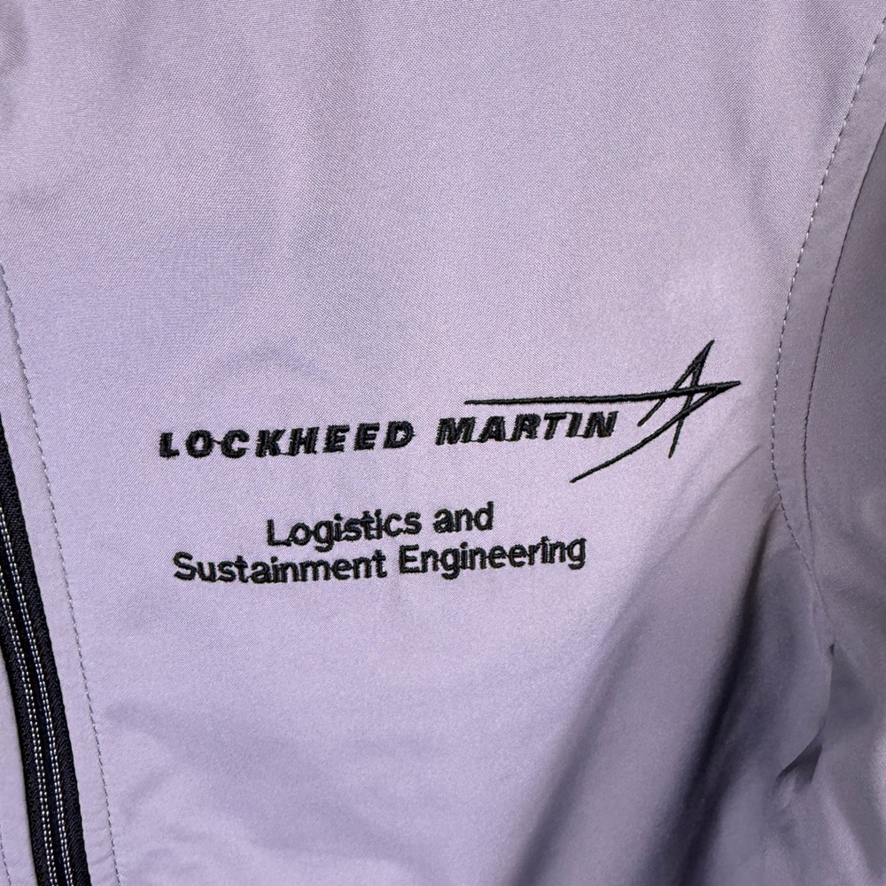 Lockheed Martin Jacket Womens Small Gray Logistics Engineering Softshell - Picture 2 of 9